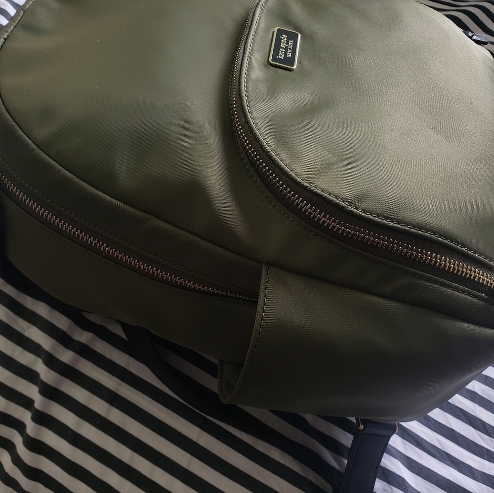 Kate Spade Green Backpack Large - Picture 5 of 6